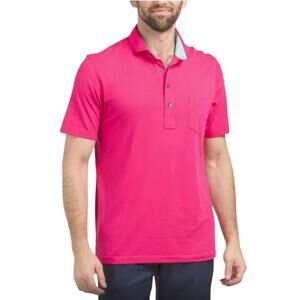 GREYSON Pink Pima Cotton Blend Spirit Golf Colorful Cotton Polo Size M